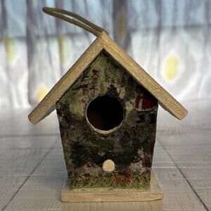 Handmade Birdhouse Ornament